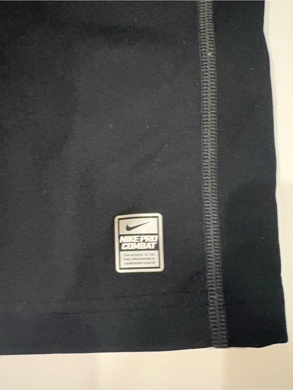 Brand New Boys Nike Pro Combatn Dri-Fit Black Shirt XL